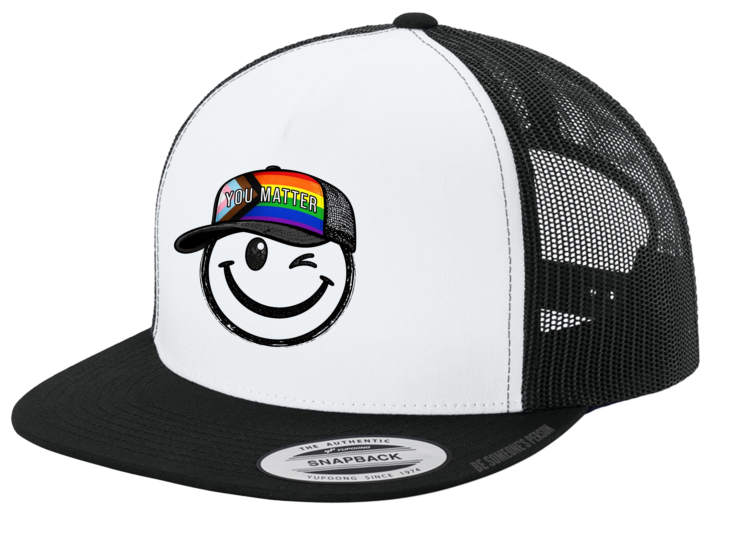 Gorras Trucker You Matter con Cara Feliz - Edición Orgullo