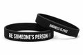 Be Someone's Person Kindness Is Free Silicone Wristband (4 Color Options)