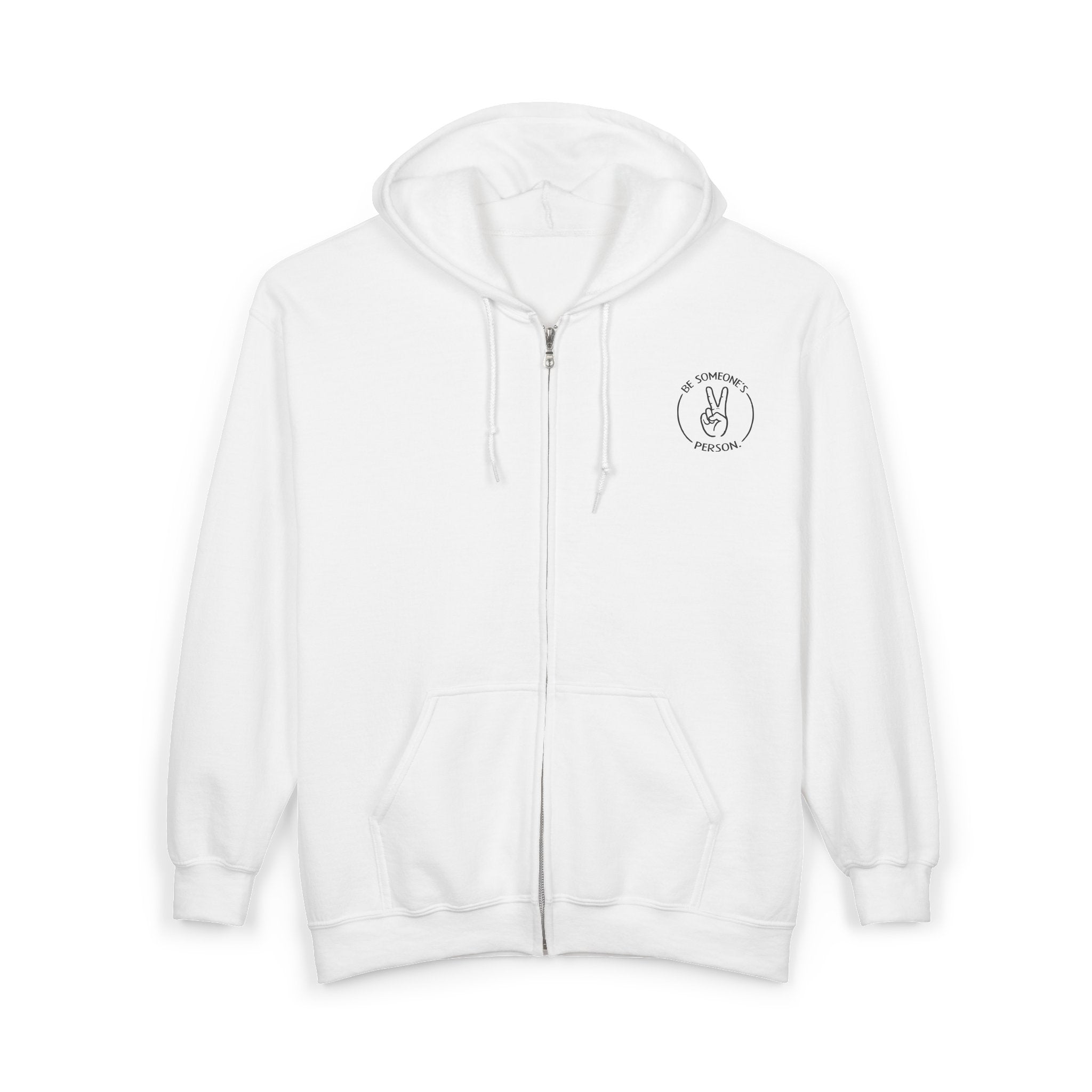 You Matter Smiley Zip Hoodies – front & back