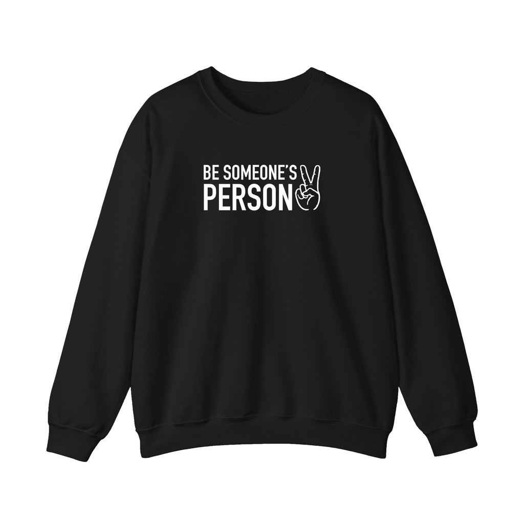 Be Someone's Person Block Crewnecks