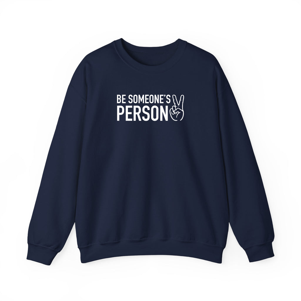 Be Someone's Person Block Crewnecks