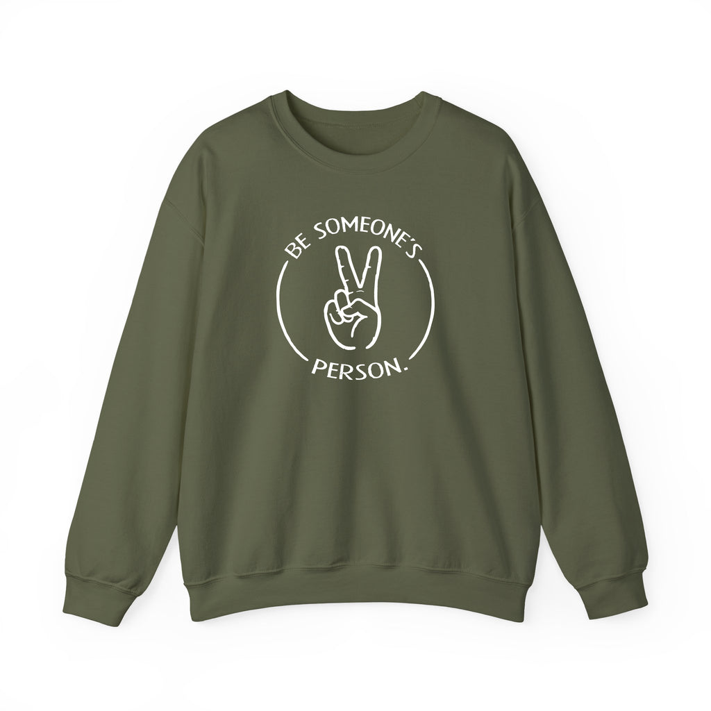 Be Someone's Person Circle Crewnecks