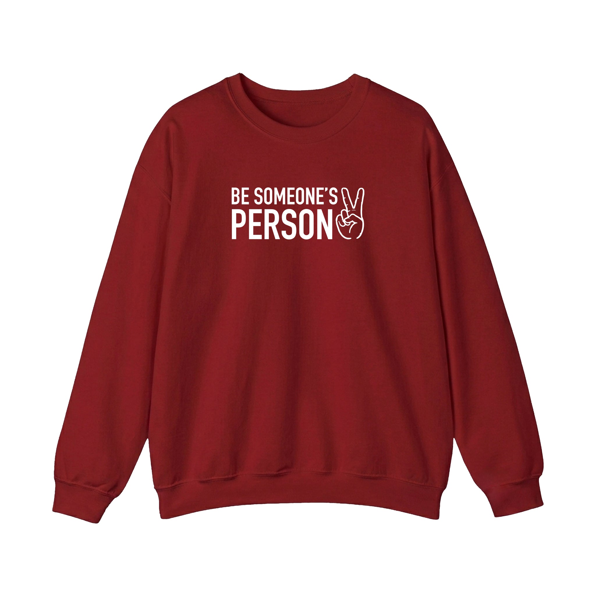 Be Someone's Person Block Crewnecks