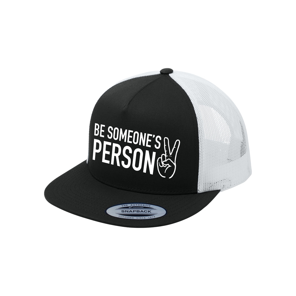 Be Someone's Person Block Trucker Hat