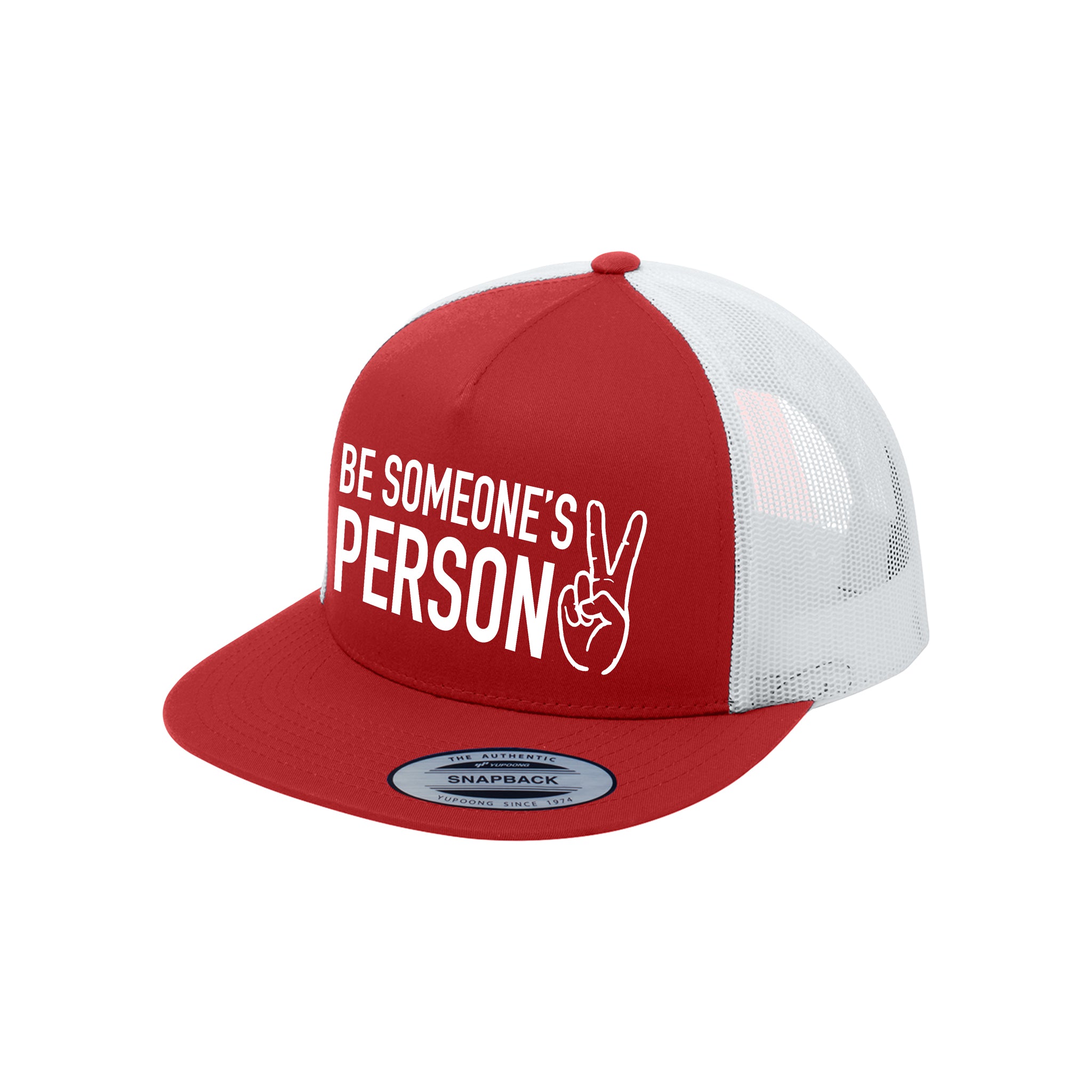 Be Someone's Person Block Trucker Hat