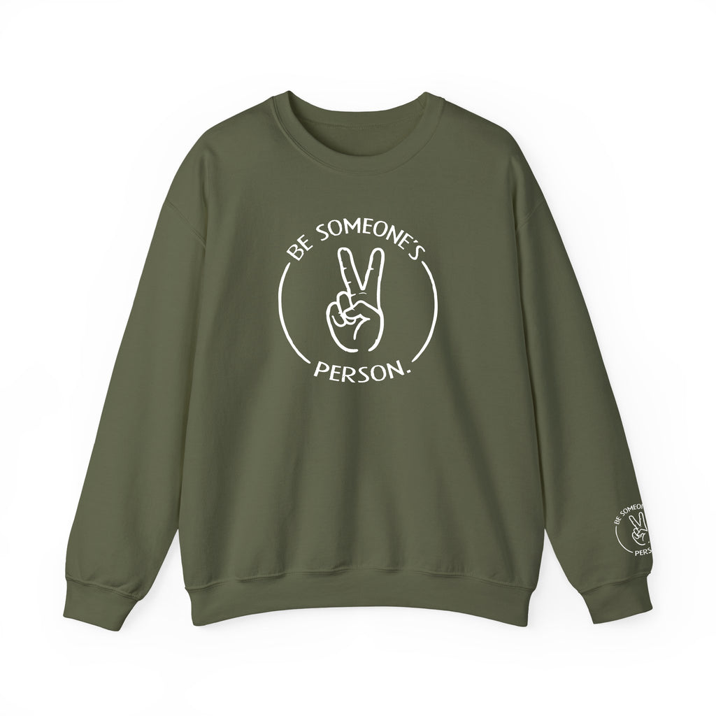 Be Someone's Person Circle Crewnecks