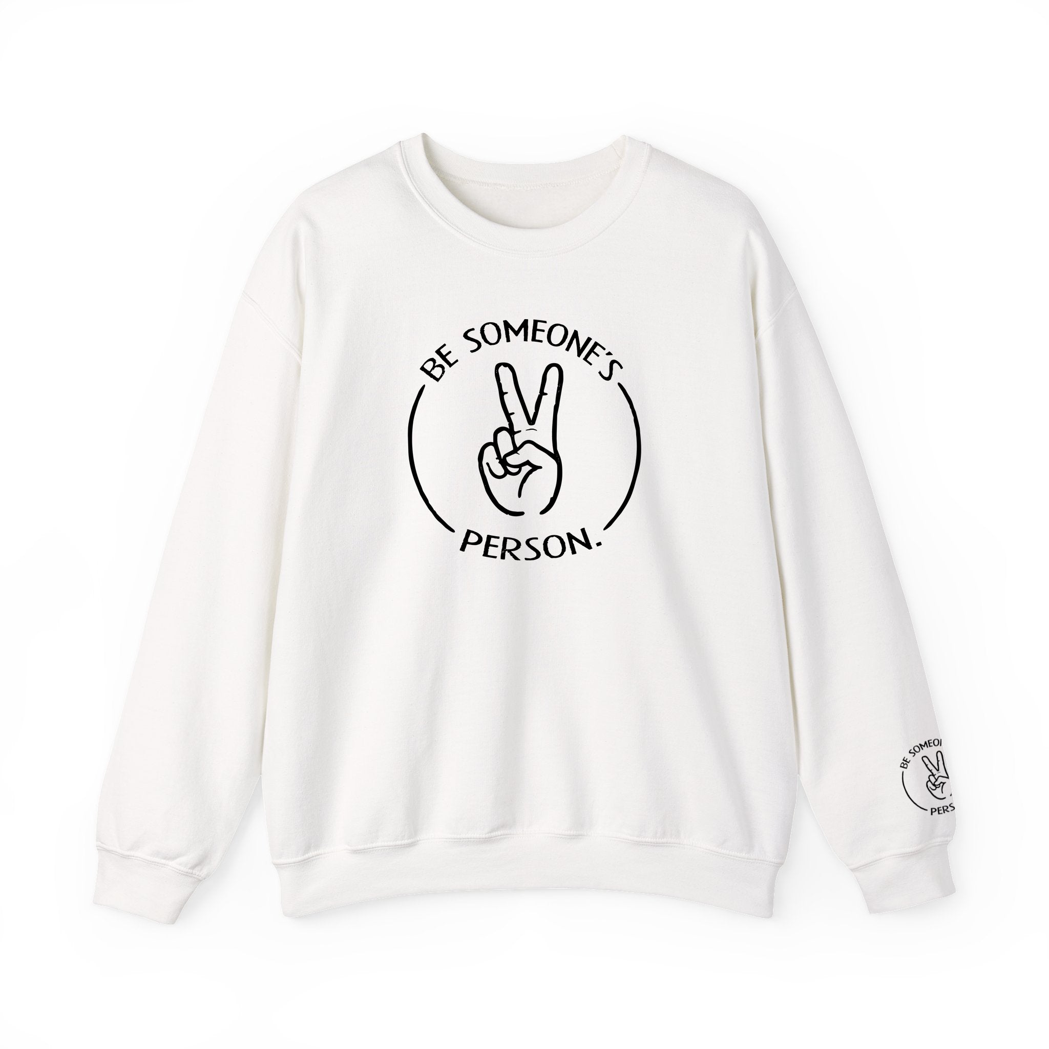 Be Someone's Person Circle Crewnecks