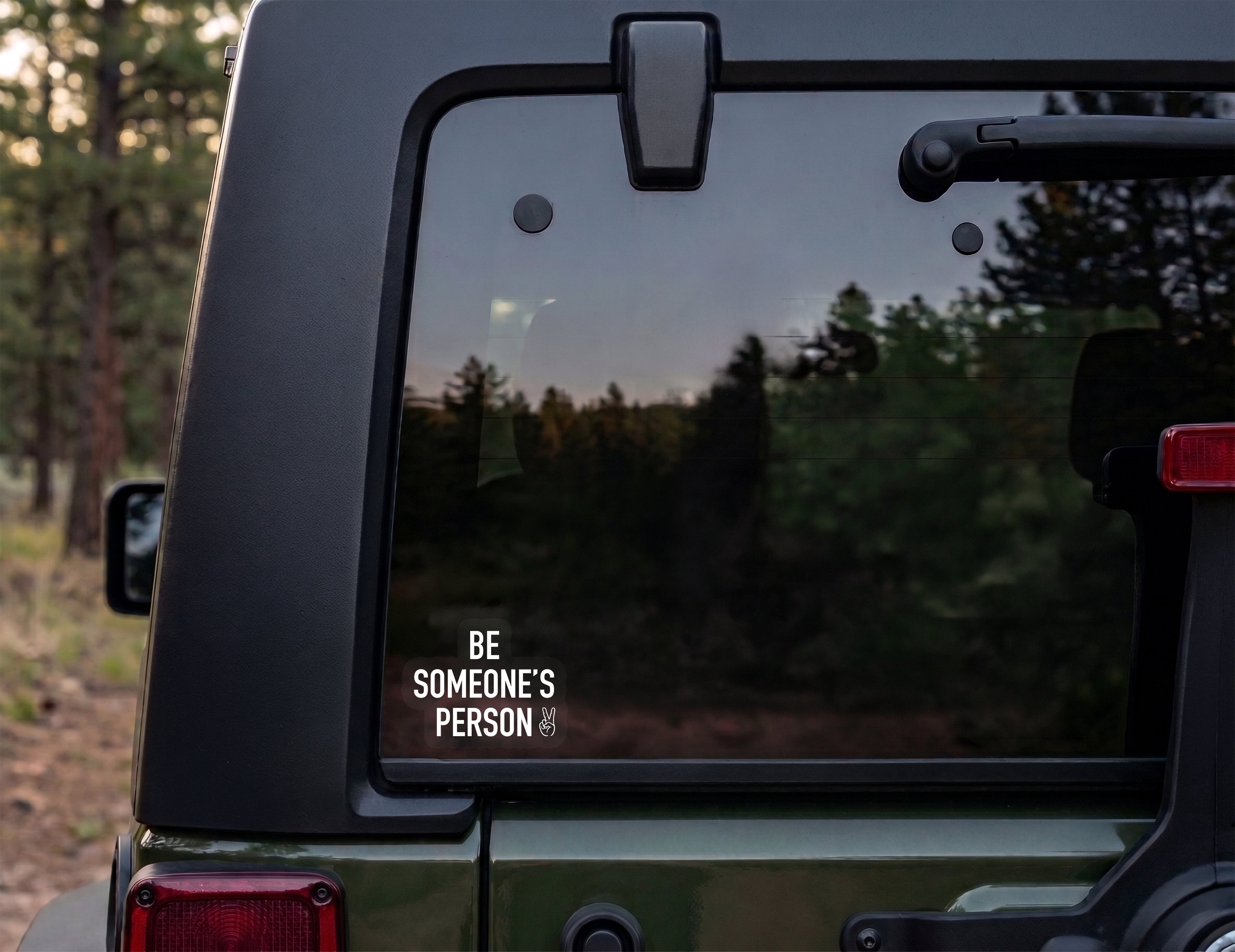 4 Pack- Be Someone's Person Car Decal Sticker
