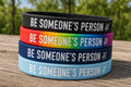 4 Pack- Be Someone's Person Kindness Is Free Silicone Wristbands