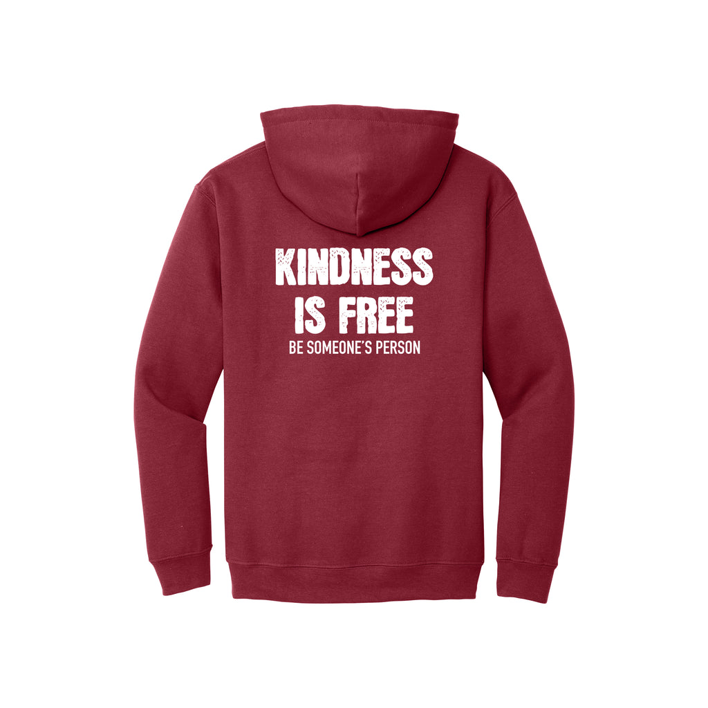 Kindness Is Free Be Someone's Person Zip Hoodies - front & back