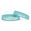 Be Someone's Person Kindness Is Free Silicone Wristband (4 Color Options)