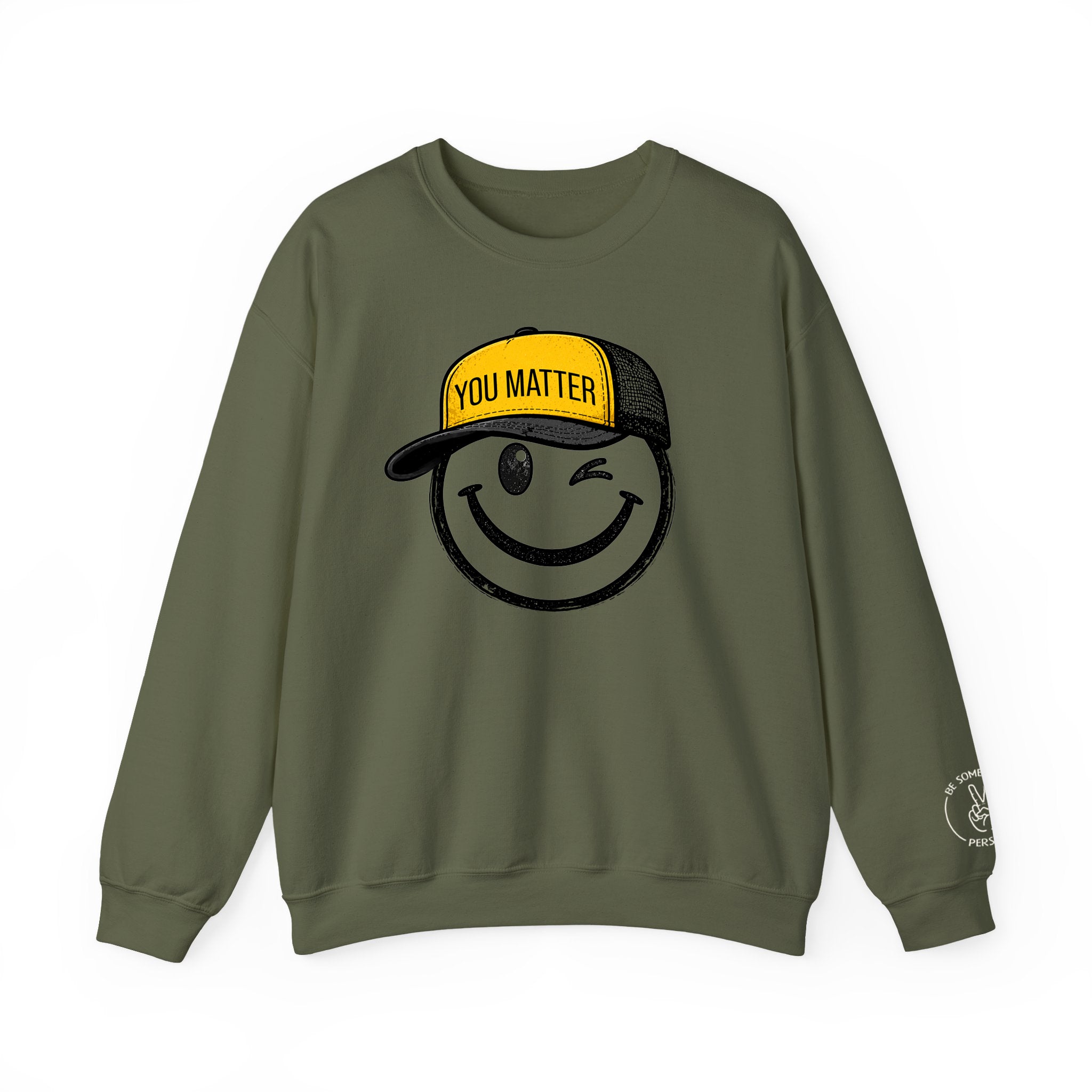 You Matter Smiley Crewnecks