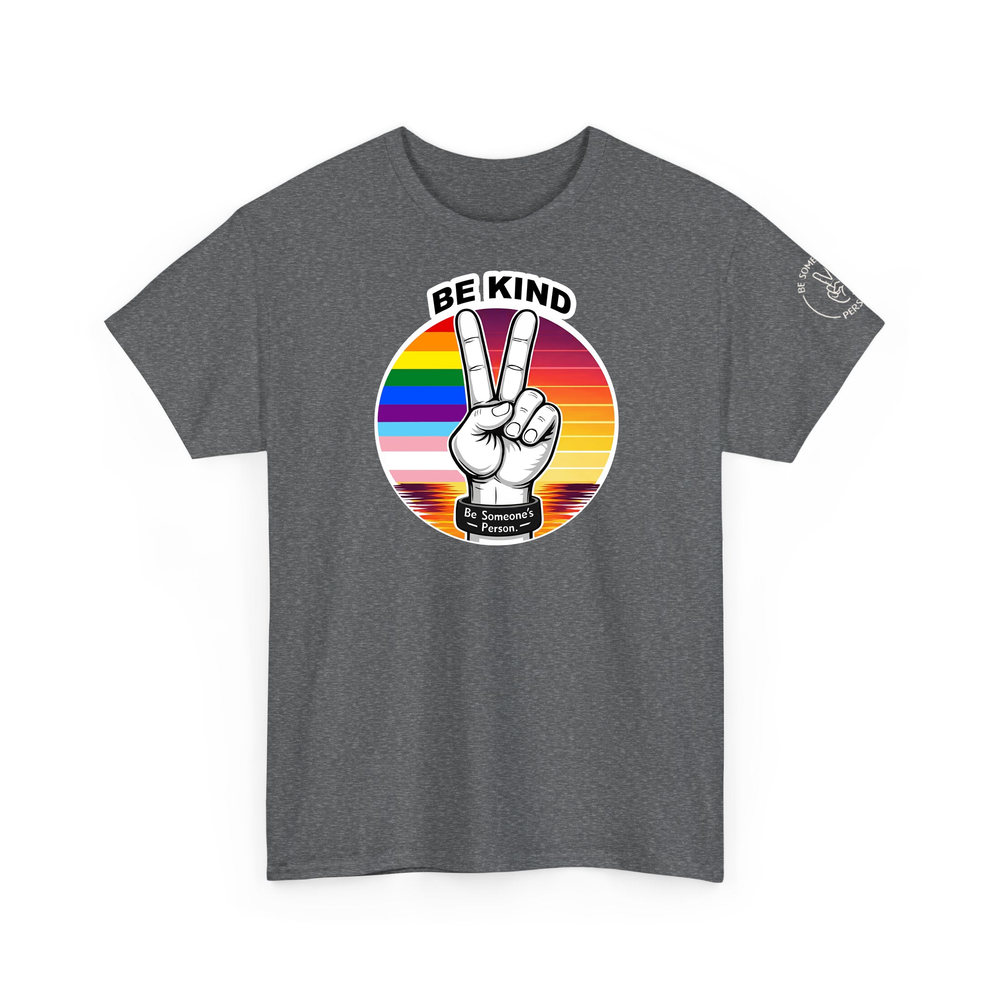 Camisetas con el símbolo de la paz "Be Kind" – Edición Orgullo