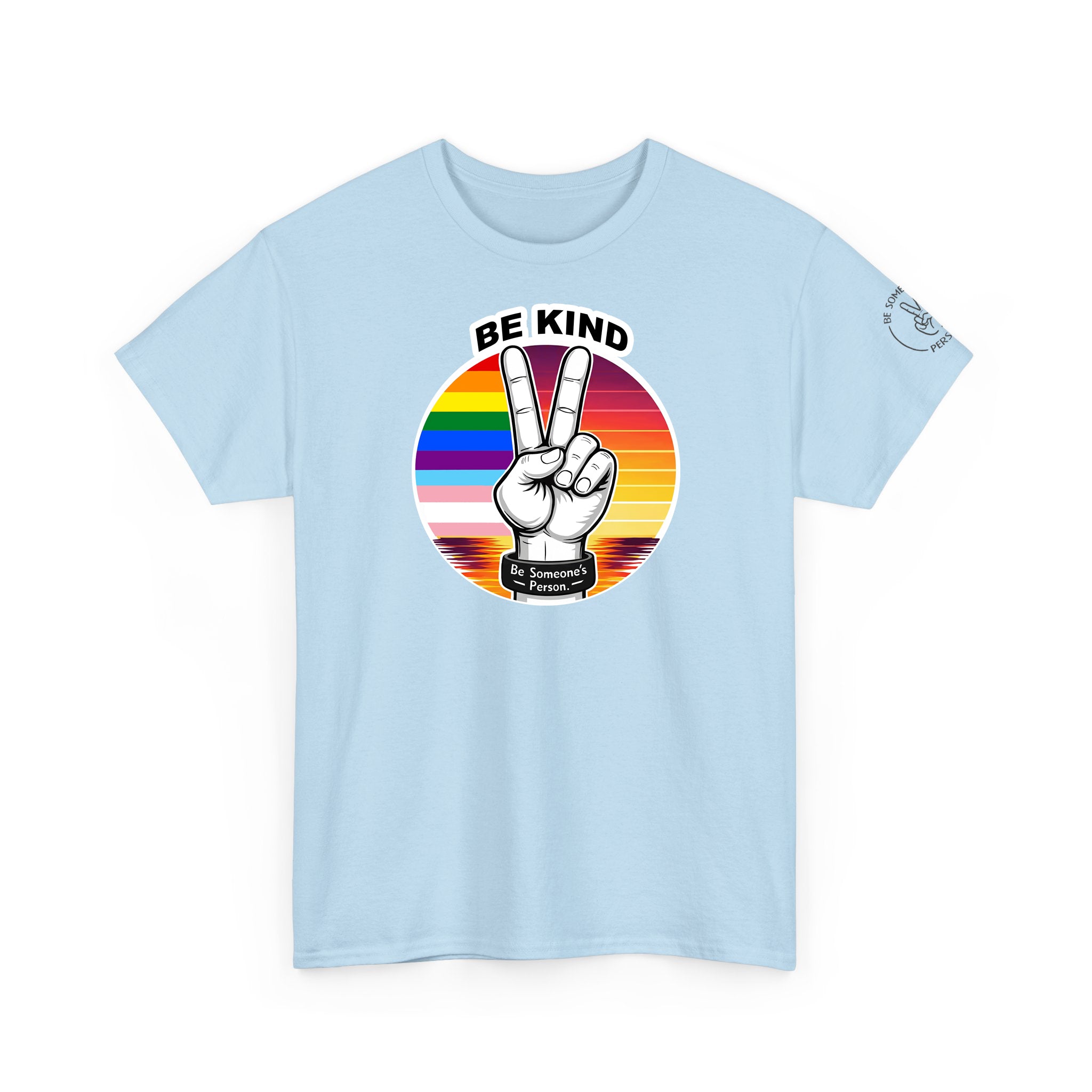 Camisetas con el símbolo de la paz "Be Kind" – Edición Orgullo
