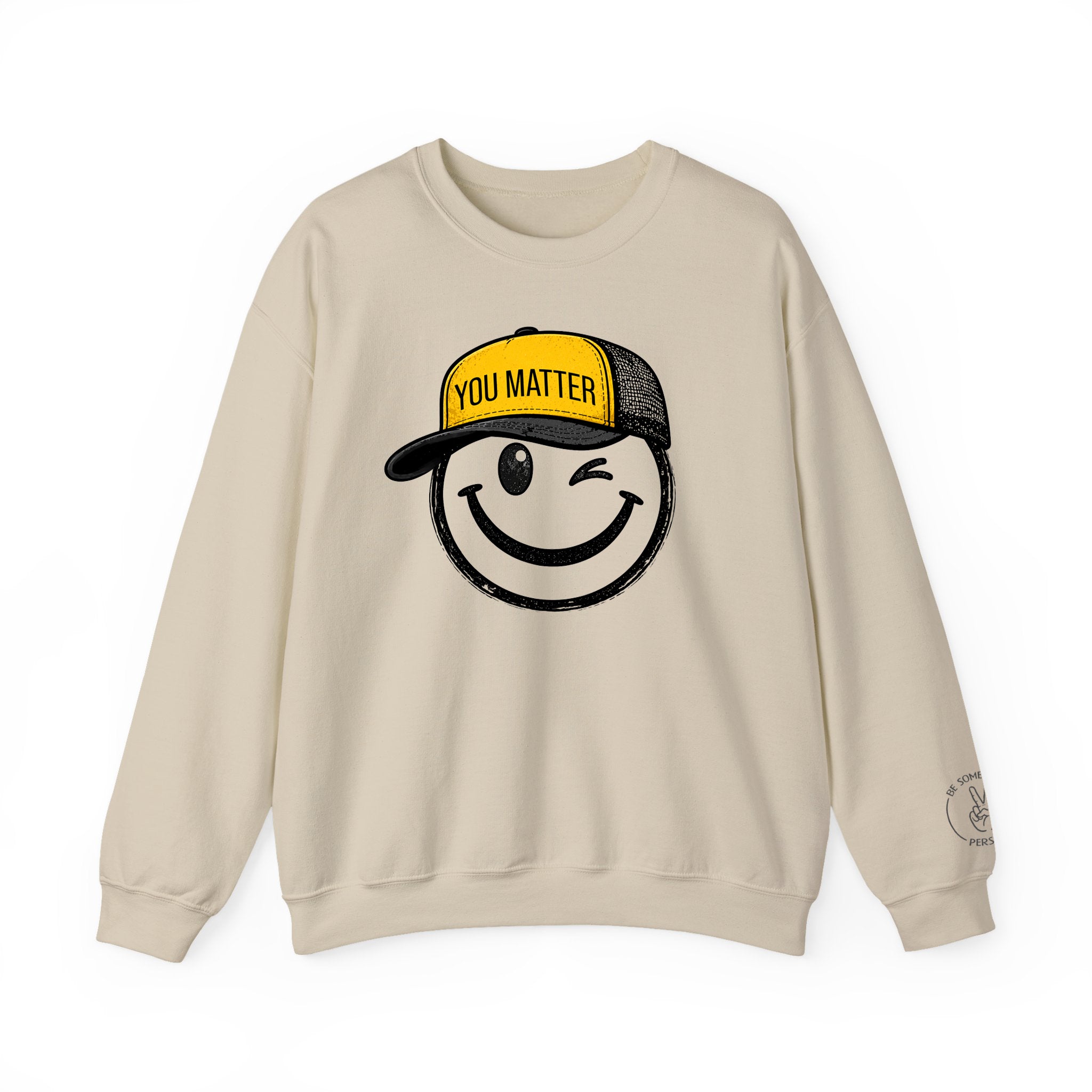 You Matter Smiley Crewnecks