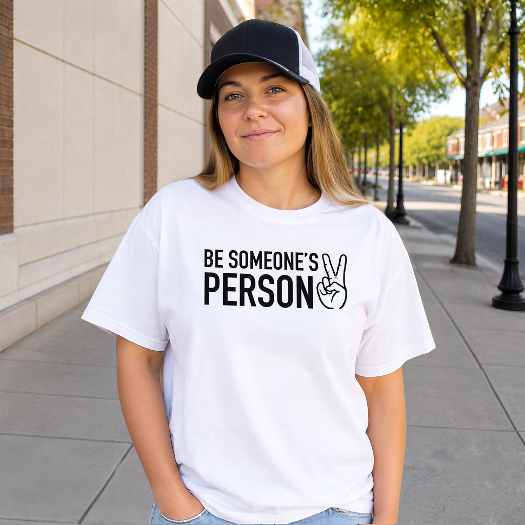 Be Someone's Person Block T-Shirt